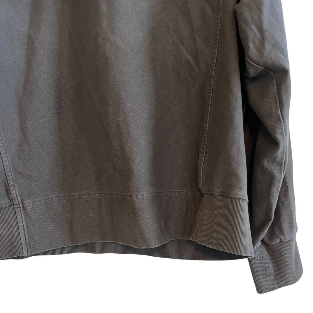 Athleta Farallon Garment Dye Sweatshirt Black Size Large - Picture 4 of 10